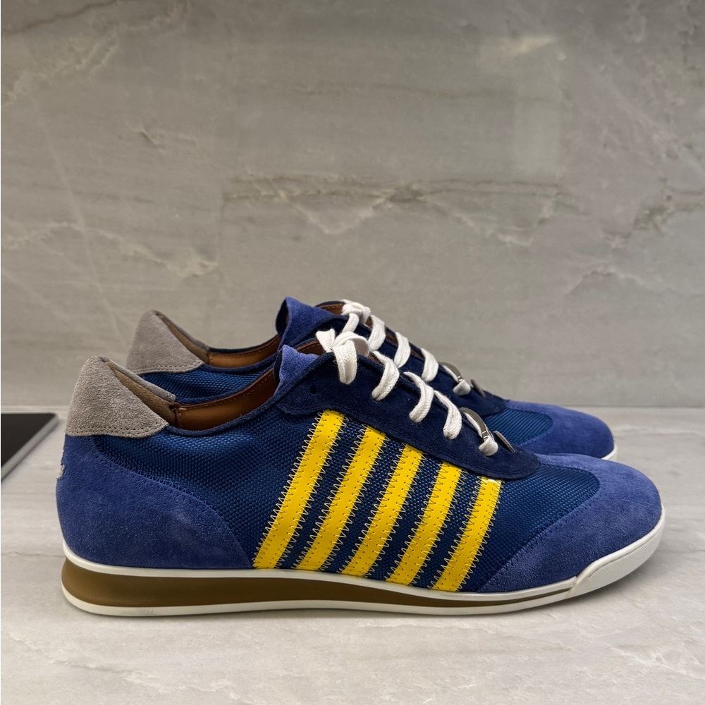 Dsquared2 Men's Blue and Yellow Sneakers